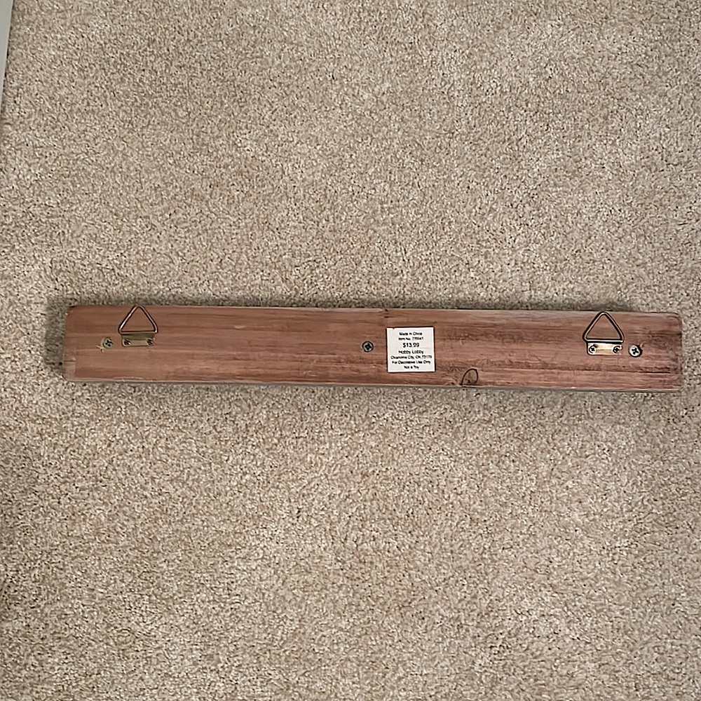 Decorative Wooden Hook Rack - Picture 2 of 2